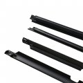 Waltyotur 4pcs Black Weatherstrip Window Seal Car Moulding Trim Belt Door Outside Replacement For 2009 2010 2011 2012 Corolla