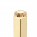 9pcs M3 40 6mm Female Male Thread Brass Hex Standoff Spacer Screws Pcb Pillar 