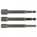 Wiha 70492 Nut Setter Magnetic 3 Piece Set 1 56 8 X 6 Oal On 1 4 Hex Drive 