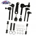 14pcs Suspension Kit Front Control Arm Ball Joint Tie Rod 2 48 Bolt For 1997-2004d Expedition F-150 F-250 For Lincoln Navigator