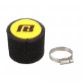Nibbi Foam Air Filter Universal Motorcycle Replacement High Performance 48mm 49mm 50mm Intake Cleaner For Go Kart Moped Pit 