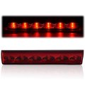 Led 3rd Third Brake Light Red Lens Chrome Housing 