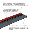 Vesul Tape-on Clip-on Window Wind Deflector Polycarbonate Rain Guard Vent Visor Compatible With Toyota Highlander 2014-2019 304