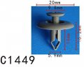 Autobahn88 Push-type Clip Compatible With Honda Mazda Oem B0426886505 Pack Of 20