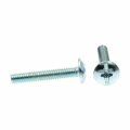 Prime-line Machine Screw Truss Head Slotted Phillips Combo 8-32 X 1 In Zinc Plated Steel Pack Of 75