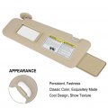 Ocpty Left Driver Side Beige Sun Visor With Sunroof Fit For 2008 2009 2010 2011 2012 2013 Toyota Highlander 74320-48500-e0
