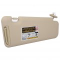 Ocpty Left Driver Side Beige Sun Visor With Sunroof Fit For 2008 2009 2010 2011 2012 2013 Toyota Highlander 74320-48500-e0