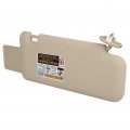 Ocpty Left Driver Side Beige Sun Visor With Sunroof Fit For 2008 2009 2010 2011 2012 2013 Toyota Highlander 74320-48500-e0