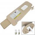 Ocpty Left Driver Side Beige Sun Visor With Sunroof Fit For 2008 2009 2010 2011 2012 2013 Toyota Highlander 74320-48500-e0