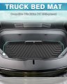 Mixsuper Custom Fit Front Trunk Liner For 2022-2023 Rivian R1t All Weather Frunk Mats Black