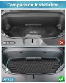 Mixsuper Custom Fit Front Trunk Liner For 2022-2023 Rivian R1t All Weather Frunk Mats Black