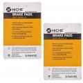 Niche Brake Pad Set For Harley-davidson Street 500 Bmw F650st K1600 Front Rear Semi-metallic 2 Pack