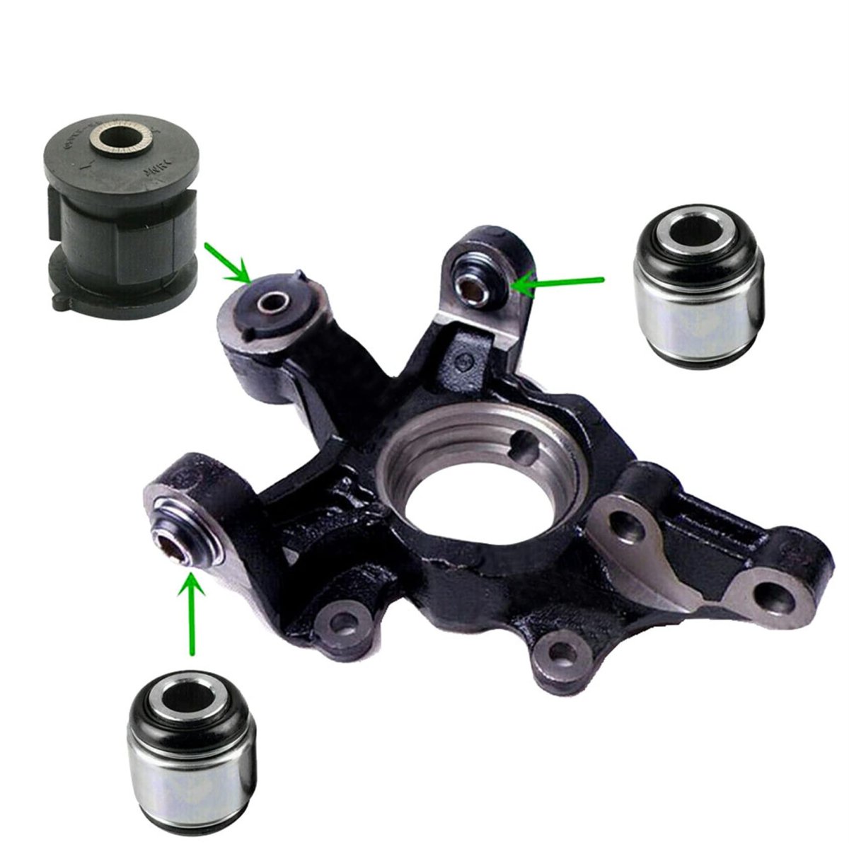 3pc Rear Arm Assembly Knuckle Bushing Replacement For Highlander Camry Avalon