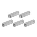 5pcs Round Ended Feather Key 4 X 16mm Carbon Steel Parallel Drive Shaft Stock Machine Keyway For Type Fastening Connection 