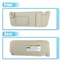 X Autohaux Front Left Side Car Sun Visor For Toyota Venza 2009 2010 2011 2012 2013 2014 2015 2016 With Sunroof 74320-0t021-b1