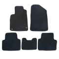 Premium Black Velour And Plastic Car Mats For Honda Civic 2016 2017 2018 2019 2020 2021 Custom Fit Non Slip Waterproof Floor 