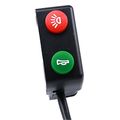 Turn Signals Light And Horn Switch For Universal 7 8 In Handlebar Atv Scooter Push Button Control With Plug Connector Model 