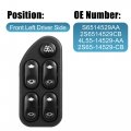 1 Pcs Front Left Driver Side Electric Power Window Lifter Control Switch Ford For Ranger Fiesta Ecosport 2004-2008 2s6514529cb