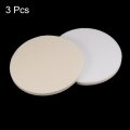 Harfington 3pcs Wool Felt Polishing Pads 5 Inch Buffing Wheel Polish Pad Flocking Hook Loop Back For Car Glass Plastic Metal