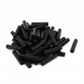 A15062200ux0547 Nylon Hex Pcb Spacer Standoff Pillar Female Screw Nut 50 Piece M4 X 40 Mm Black 