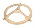 B P Lampa 4 Fitter Cast Brass Shade Holder Unfinished 
