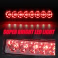 Auto Dynasty Spoiler Model Led Rear Third Brake Light High Mount Stop Lamp For Ford Mustang Lx Hatchback 87-93 Clear Lens