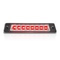 Auto Dynasty Spoiler Model Led Rear Third Brake Light High Mount Stop Lamp For Ford Mustang Lx Hatchback 87-93 Clear Lens 