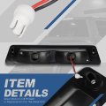 Auto Dynasty Spoiler Model Led Rear Third Brake Light High Mount Stop Lamp For Ford Mustang Lx Hatchback 87-93 Clear Lens