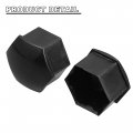 X Autohaux 20pcs 21mm Wheel Lock Lug Bolt Nut Cover Caps Center Locking With Clip Tool Set Replacement For Tesla Model 3 Y S