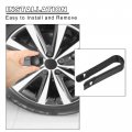 X Autohaux 20pcs 21mm Wheel Lock Lug Bolt Nut Cover Caps Center Locking With Clip Tool Set Replacement For Tesla Model 3 Y S