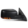 Dna Motoring Twm-037-oe-t888-bk-r Right Passenger Side Powered Heated Defroster Towing Mirror W Turn Signal Puddle Light For 