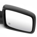 Dna Motoring Twm-037-oe-t888-bk-r Right Passenger Side Powered Heated Defroster Towing Mirror W Turn Signal Puddle Light For