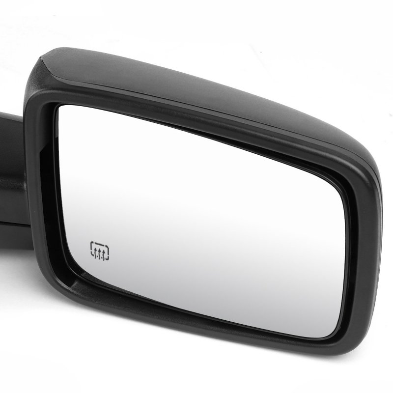 Dna Motoring Twm-037-oe-t888-bk-r Right Passenger Side Powered Heated Defroster Towing Mirror W Turn Signal Puddle Light For