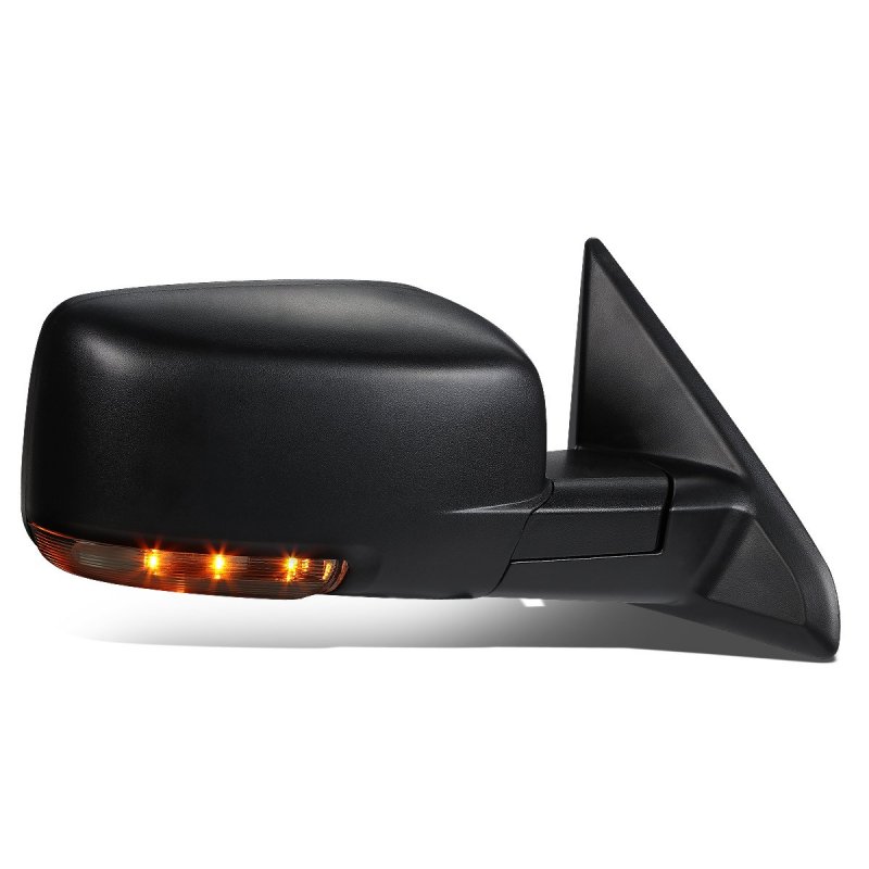 Dna Motoring Twm-037-oe-t888-bk-r Right Passenger Side Powered Heated Defroster Towing Mirror W Turn Signal Puddle Light For