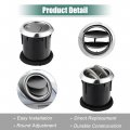 X Autohaux Front Dashboard Louver Ac Heater Chrome Air Vent 8h6z19893aa Interior Duct Louvre For Lincoln Mkz Ford Fusion