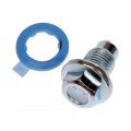Engine Oil Drain Plug For Acura Nsx 2022 Steel Silver 3 Bolt Grade With Gasket Replacement 09247-14027 And 0b6s710404a