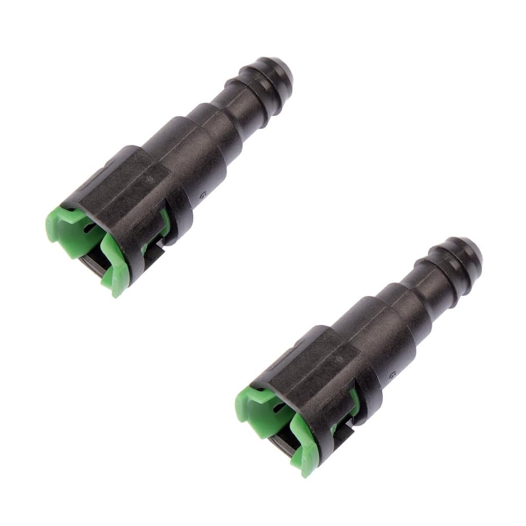 Fuel Line Connectors 5 16 In To 3 8 Quick Disconnect Barb Plastic And Rubber 2 Pieces Replacement For Flrq-030 2974 Kp035
