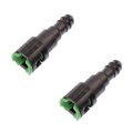 Fuel Line Connectors 5 16 In To 3 8 Quick Disconnect Barb Plastic And Rubber 2 Pieces Replacement For Flrq-030 2974 Kp035 