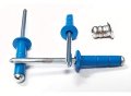 Racer S Speed Shop Blue 3 16 Rivet Small Head Multi Grip Aluminum Steel Mandrel Pop Rivets 250 Pack 