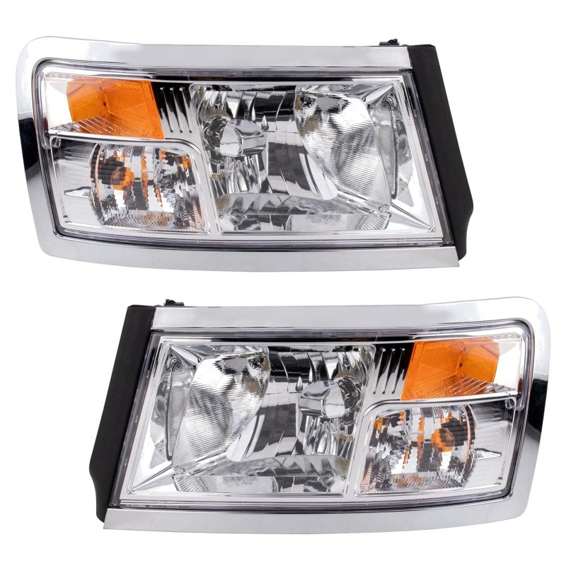 1a Auto Headlight Set For 2008-2010 Dodge Dakota 2011 Ram