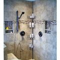 Yescom 4 Tier Metal Corner Shelf Caddy Bathroom Wall Rack Storage Organizer Soap Holder