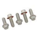 Hummer H2 23 2009 Bolt Steel Gray Zinc Coated Hex Head Medium Thread 0 512 Tool Size 0 9 In Length Replacement Part 