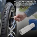 27mm Valve Stem Extensions Silver Brass Tire Cap Extender Adapter For Car Motorcycle Truck 8 Pieces
