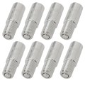 27mm Valve Stem Extensions Silver Brass Tire Cap Extender Adapter For Car Motorcycle Truck 8 Pieces
