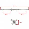 Caltric Rear Axle Shaft Compatible With Honda 42310-hc0-000 42310-hc0-010