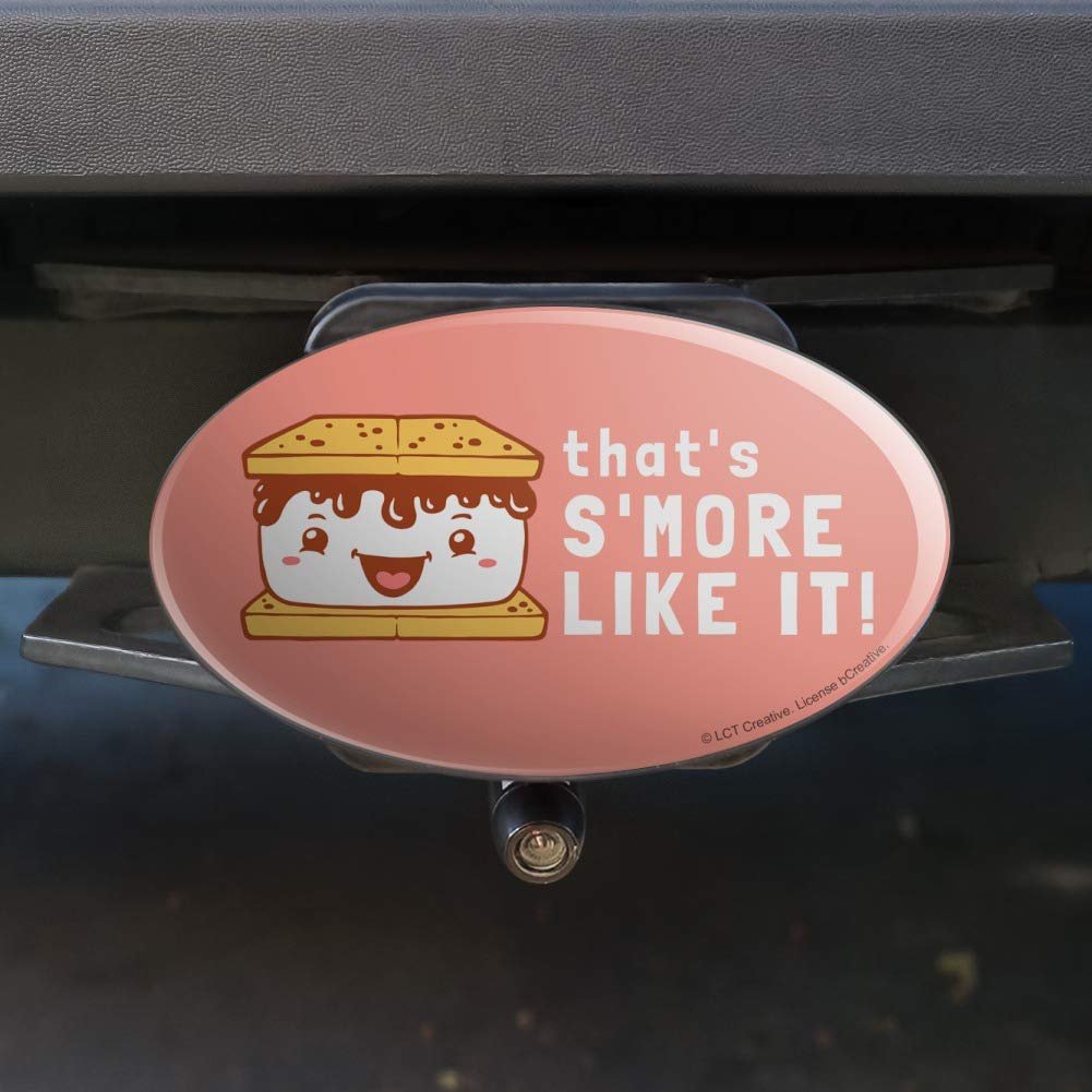 That S S More Like It Funny Humor Oval Tow Trailer Hitch Cover Plug Insert
