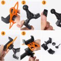 Trkimal Bike Phone Mount Universal Adjustable Cell Holder For Bicycle Motorcycle Compatible With Iphone Max Xr Xs X Pro 12 11 8