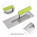 Uxcell 5pcs Flat Masonry Hand Trowel 9 8 X3 Drywall Concrete Finishing Building Tool Carbon Steel Panel With Rubber Handle