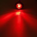Partsam 10x Boat Trailer Round Sealed Red Clearance And Side Marker Light Clear Lens With Plug