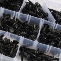 380 Piece Self Drilling Screws Kit For Metal And Wood 410 Stainless Steel 8 10 Phillips Modified Truss Head Black Oxide Coated 